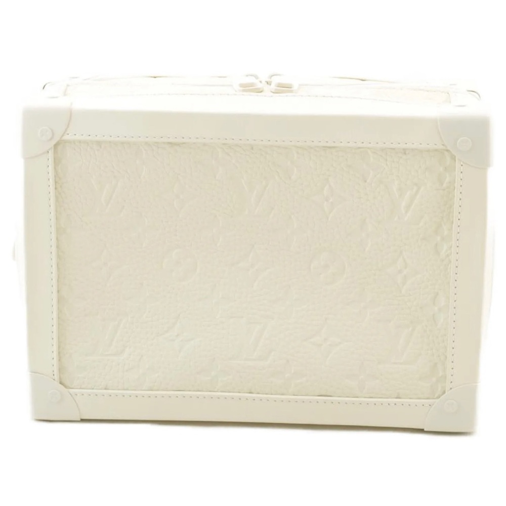LOUIS VUITTON Virgil Abloh Shoulder Bag Soft Trunk Box White